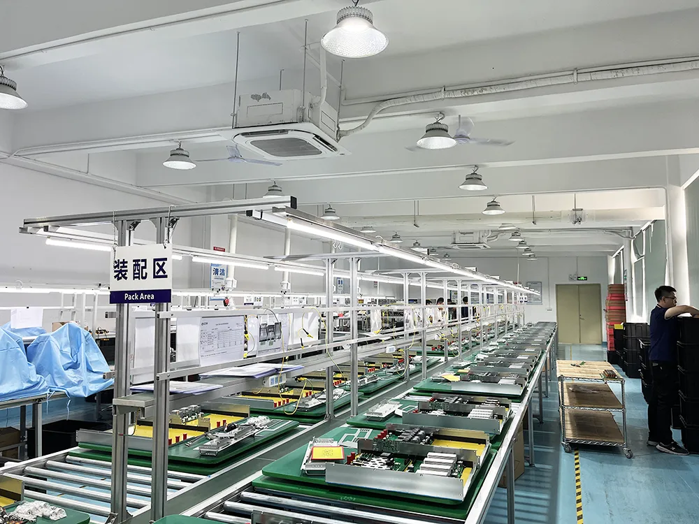 Linha de produção do Módulo de Energia AC-DC